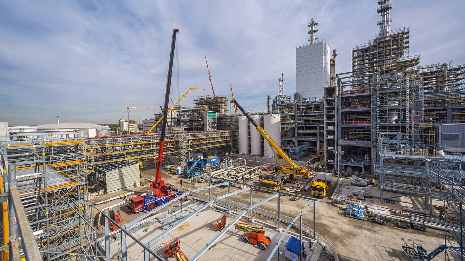 Vitamin-A plant BASF, Ludwigshafen, Germany