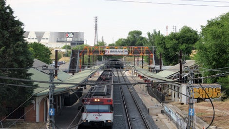 Pasarela provisional, Estación de Orcasitas