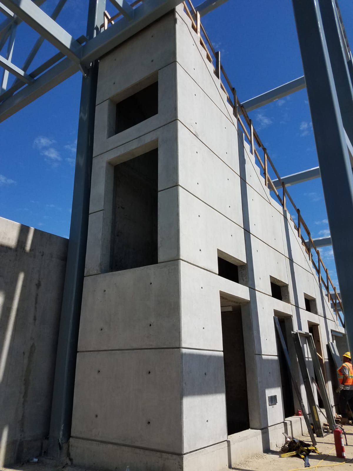 Finished Staircase with architectural finish
