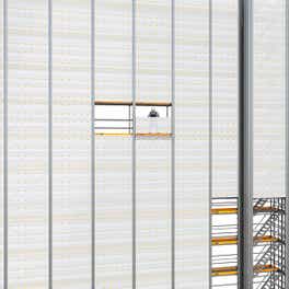 Scaffold Security Cladding PERI UP Cladding | Scaffolding Enclosure System