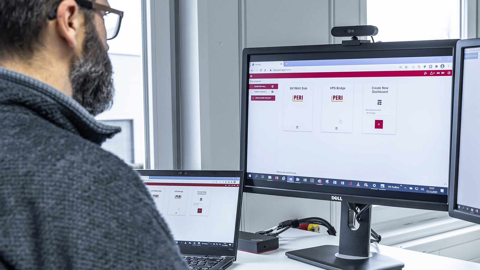 Data získaná ze senzorů a nahraná do webové aplikace ISC můžete analyzovat v reálném čase odkudkoli.