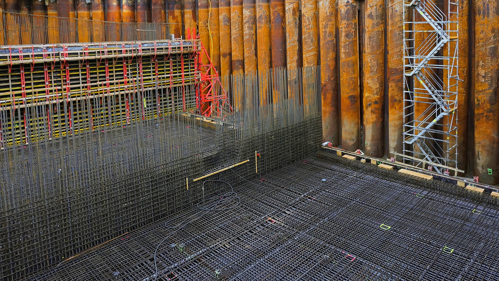 540 m² TRIO väggform används för innerväggarna