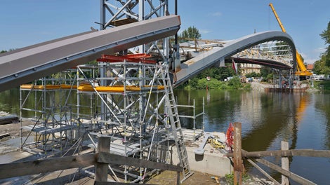 Nová lávka pro pěší a cyklisty, Nymburk