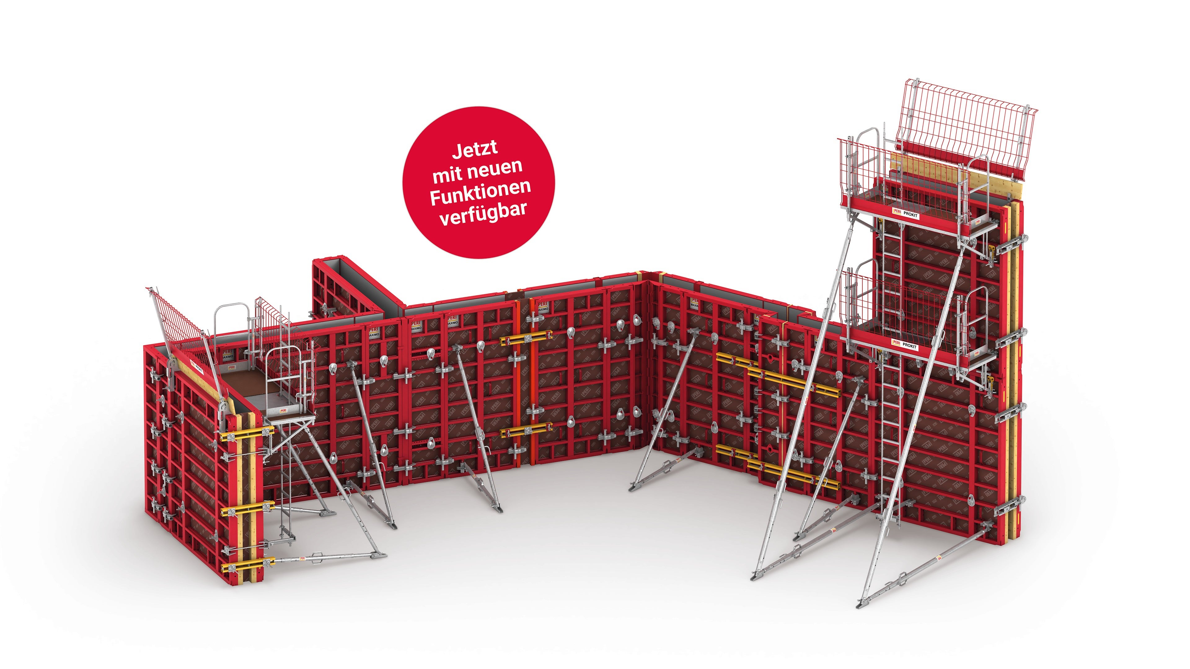 Nachhaltig, digital und zukunftssicher - so glänzt die MAXIMO Rahmenschalung mit verbesserten Features in der neuen Generation. 