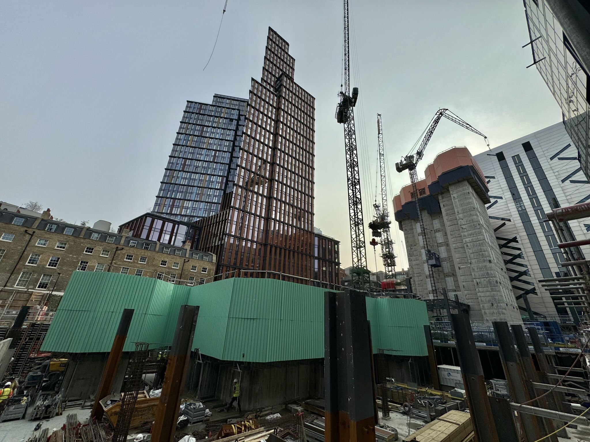 PERI UP Flex is supporting the development of this mixed-use commercial project.