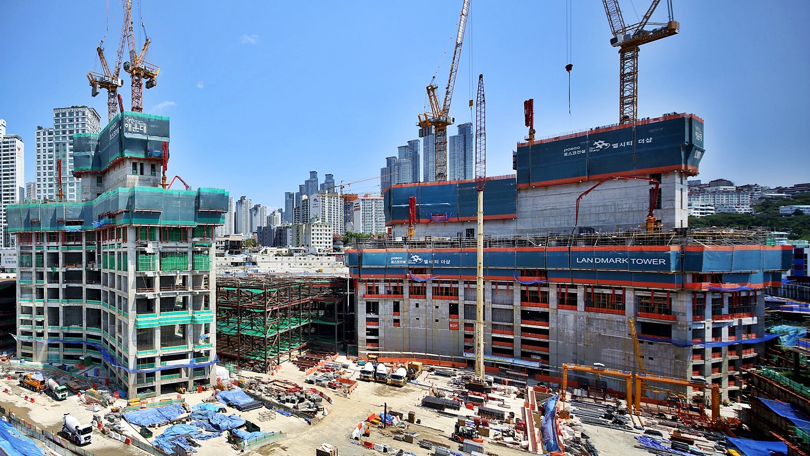 해운대 엘시티 복합개발사업, 해운대구, 부산시 (2016.08)