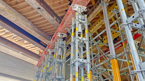 PERI UP Flex HD -tuki on taloudellinen ratkaisu suurille kuormille. 