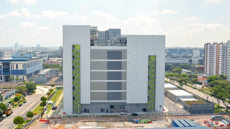 Overview of site in March 2022 – Building completed