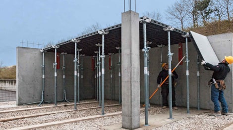 DUO is a 3 in 1 system, requiring only a minimum number of components to form walls, columns and slabs. Panels and many accessories such as couplers and corner posts have been designed so that they can be used for numerous applications.