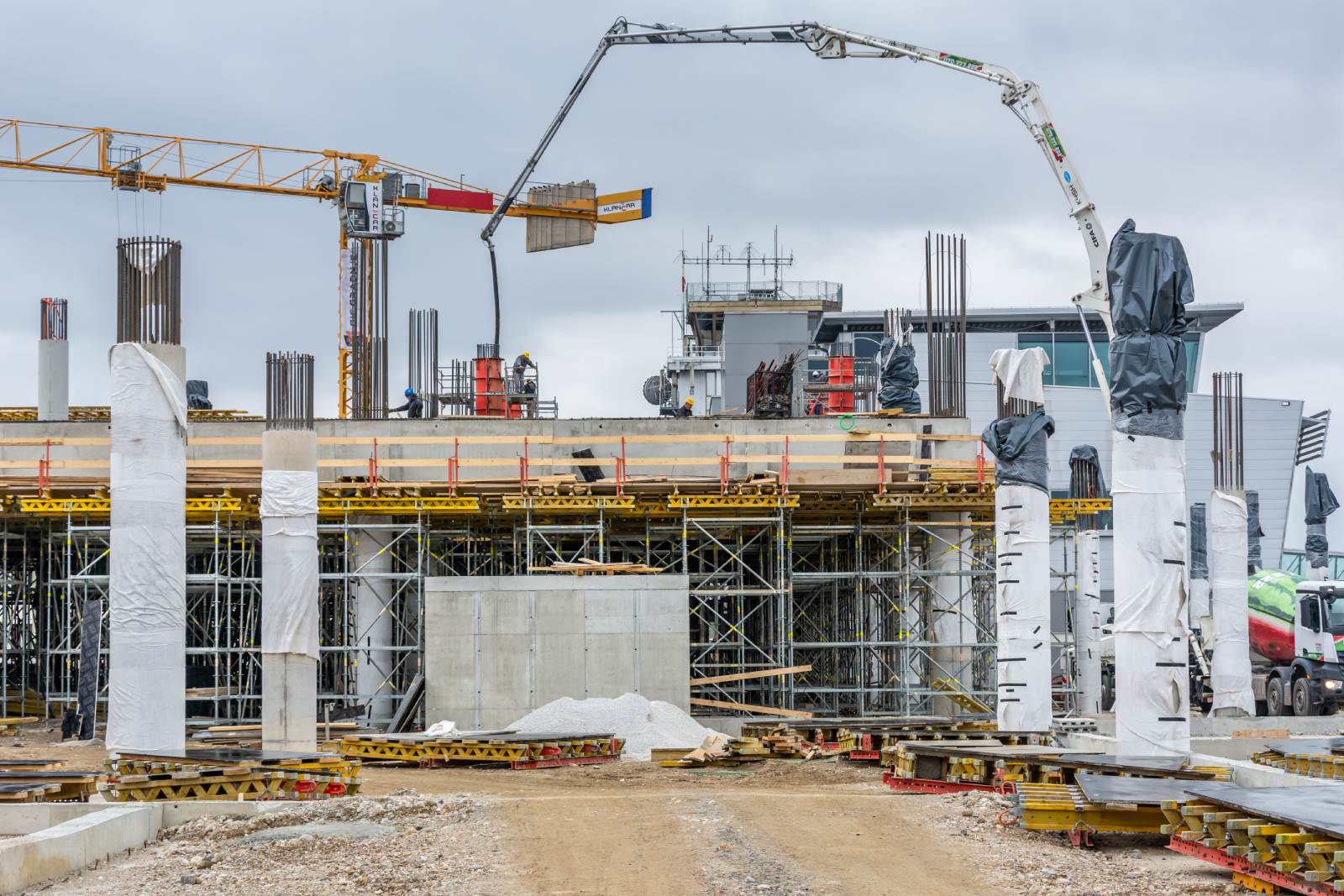 Zidovi izvedeni DUO oplatom koja se koristila i za temelje i šahtove.