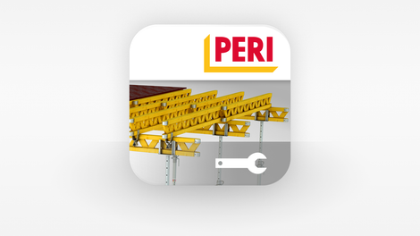 Il configuratore di casseforme a travi per solai MULTIFLEX è disponibile come app web in tedesco e inglese.