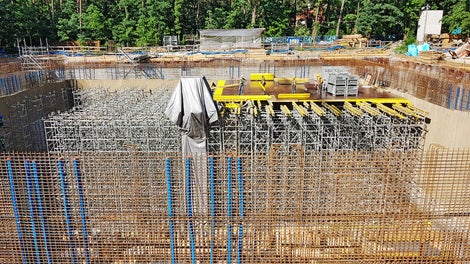 Podbudowa stropu HWS - montaż.