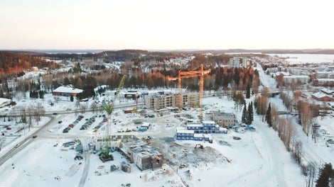 Kuopion Kiuru valmistuu Puijonkuppeen uudelle asuinalueelle kävelymatkan päähän keskustasta. 