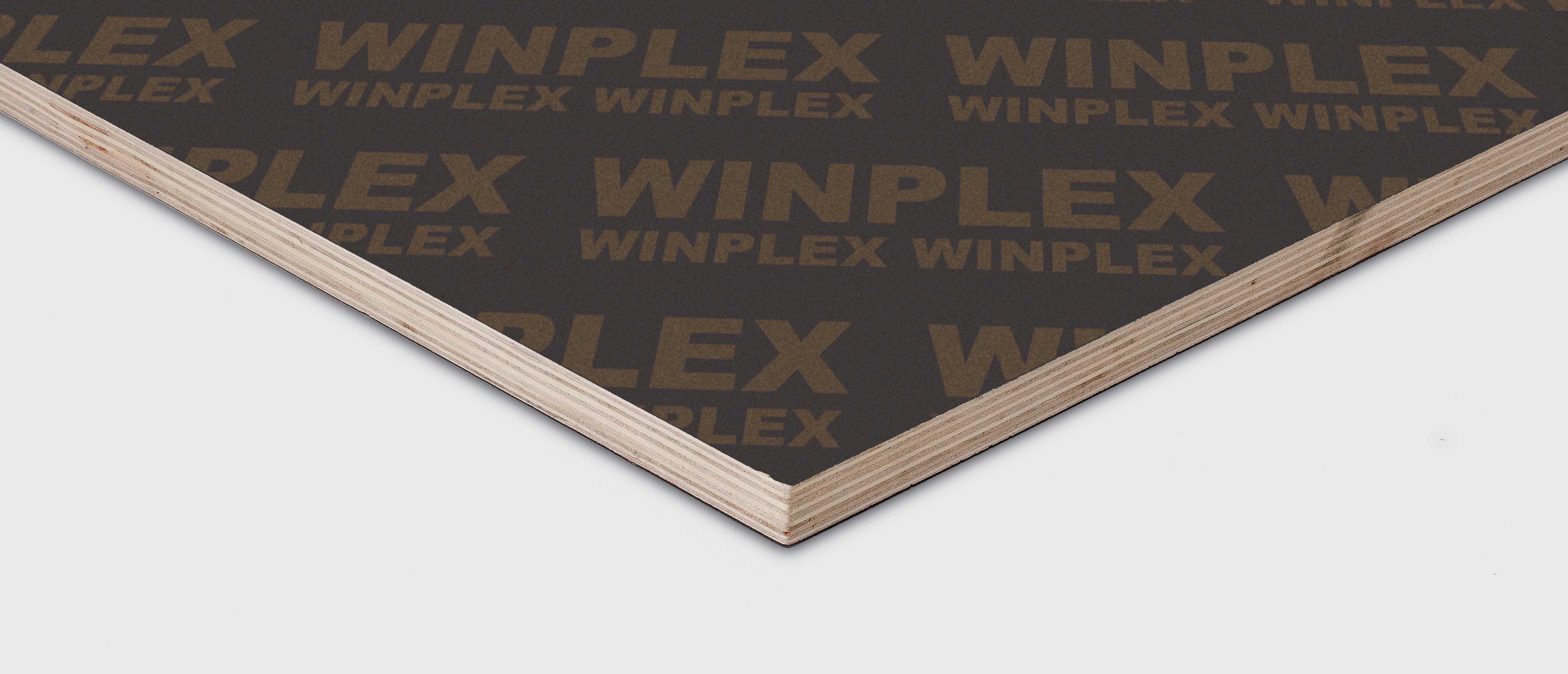 Winplex is an economic plywood for flat concrete finish