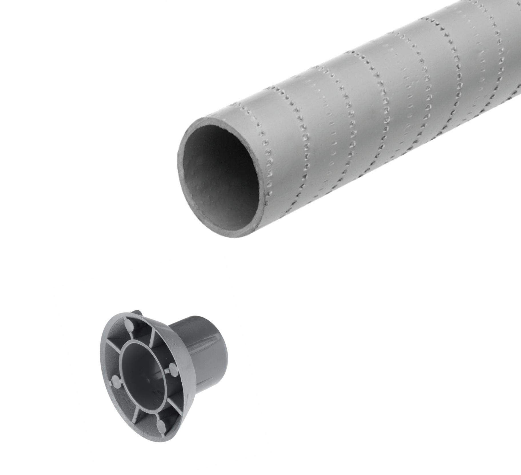 Tubos y conos de PVC<br/>