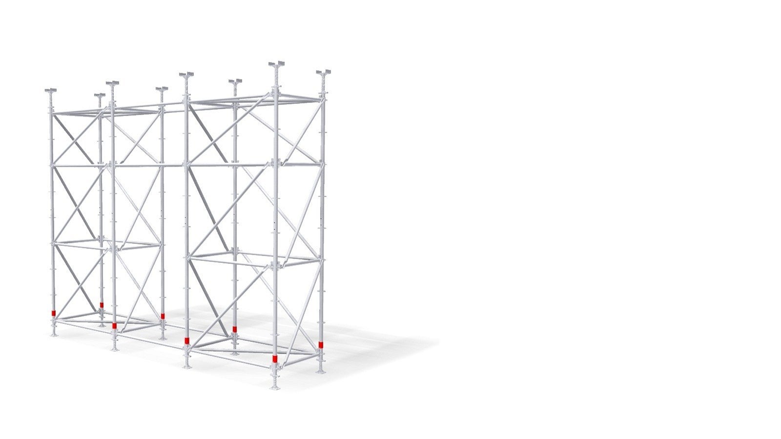 80kN High load capacity shoring system with quick and easy assembly and striking