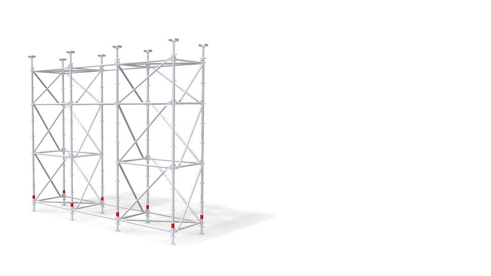 80kN High load capacity shoring system with quick and easy assembly and striking