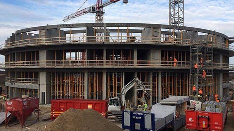 MULTIPROP tårne til understøtning (billede: Lundgaard &amp; Tranberg)