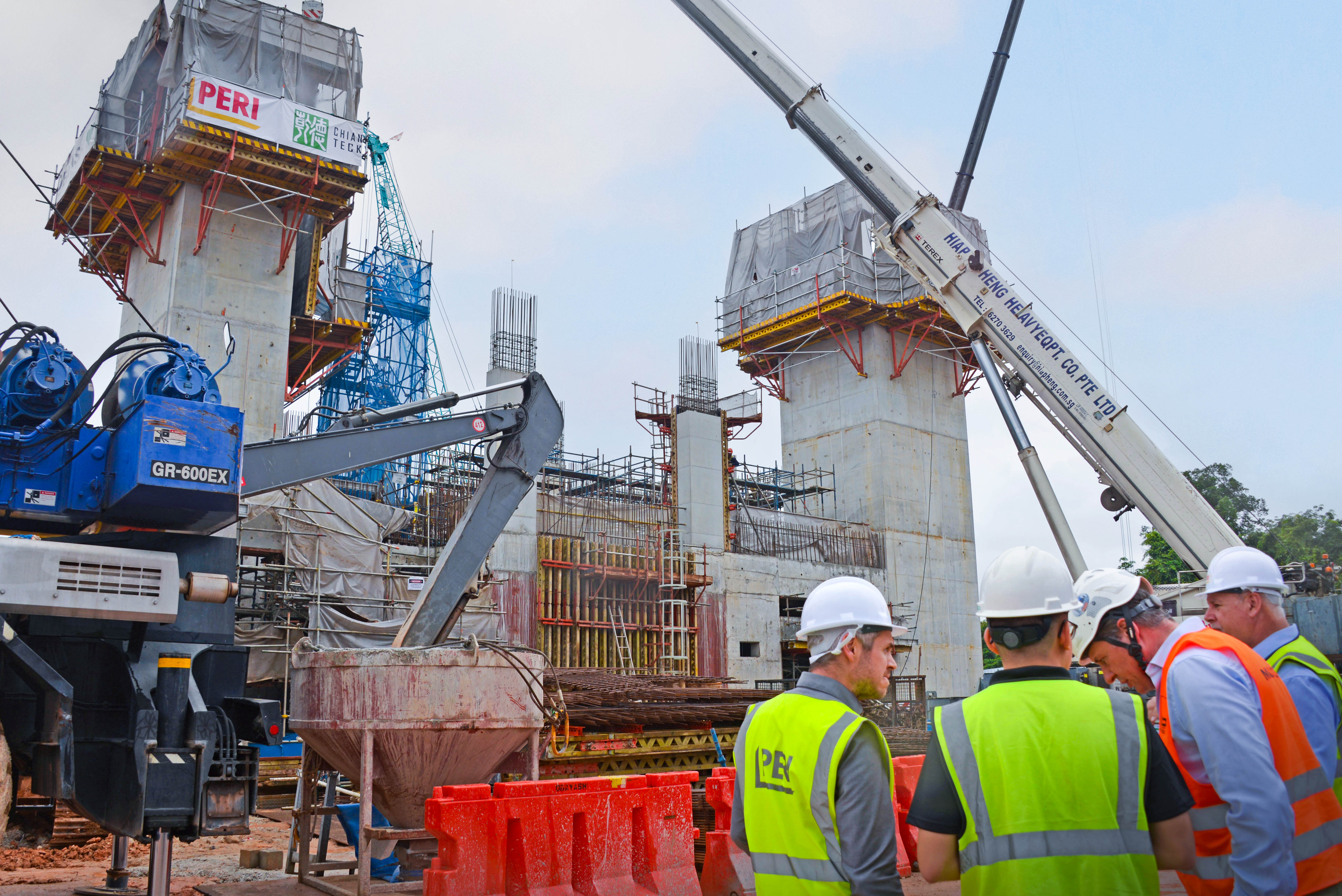 Overview of site in January 2024