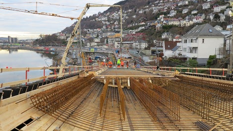 Under arbeid - Bybanen D12