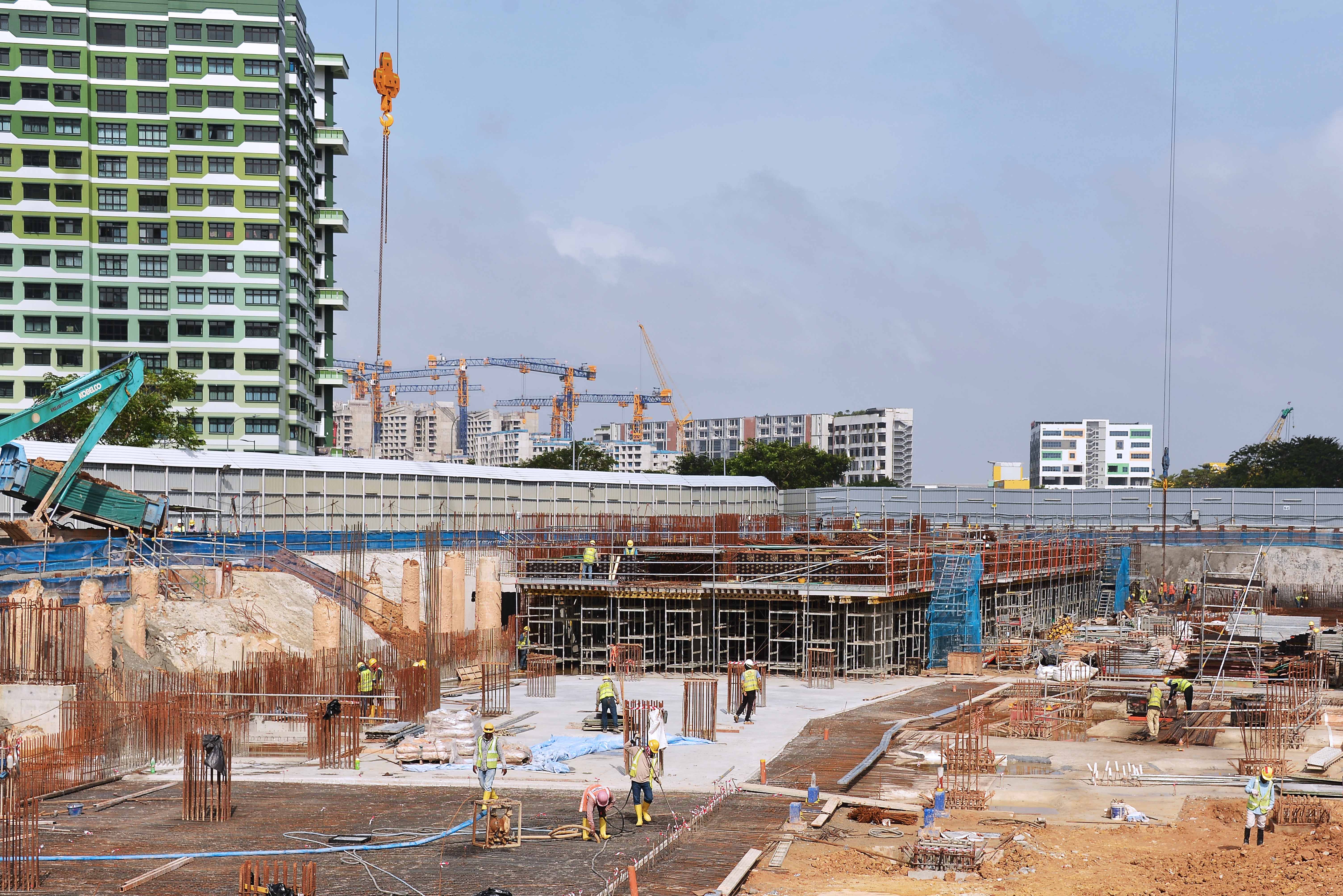 ST100 was utilized as slab and beam shoring with the floor height ranging from 4.4m to 5.1 meters