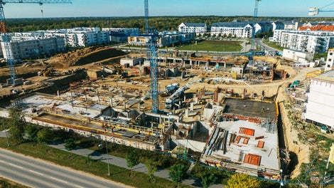 Budowa zespołu budynków mieszkalnych wielorodzinnych przy ul. Literackiej w Poznaniu