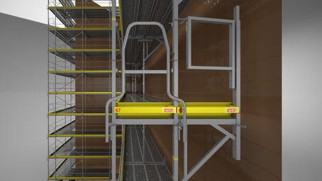 Scaffmax 能够帮助您为复杂的立面或建筑结构搭建脚手架。