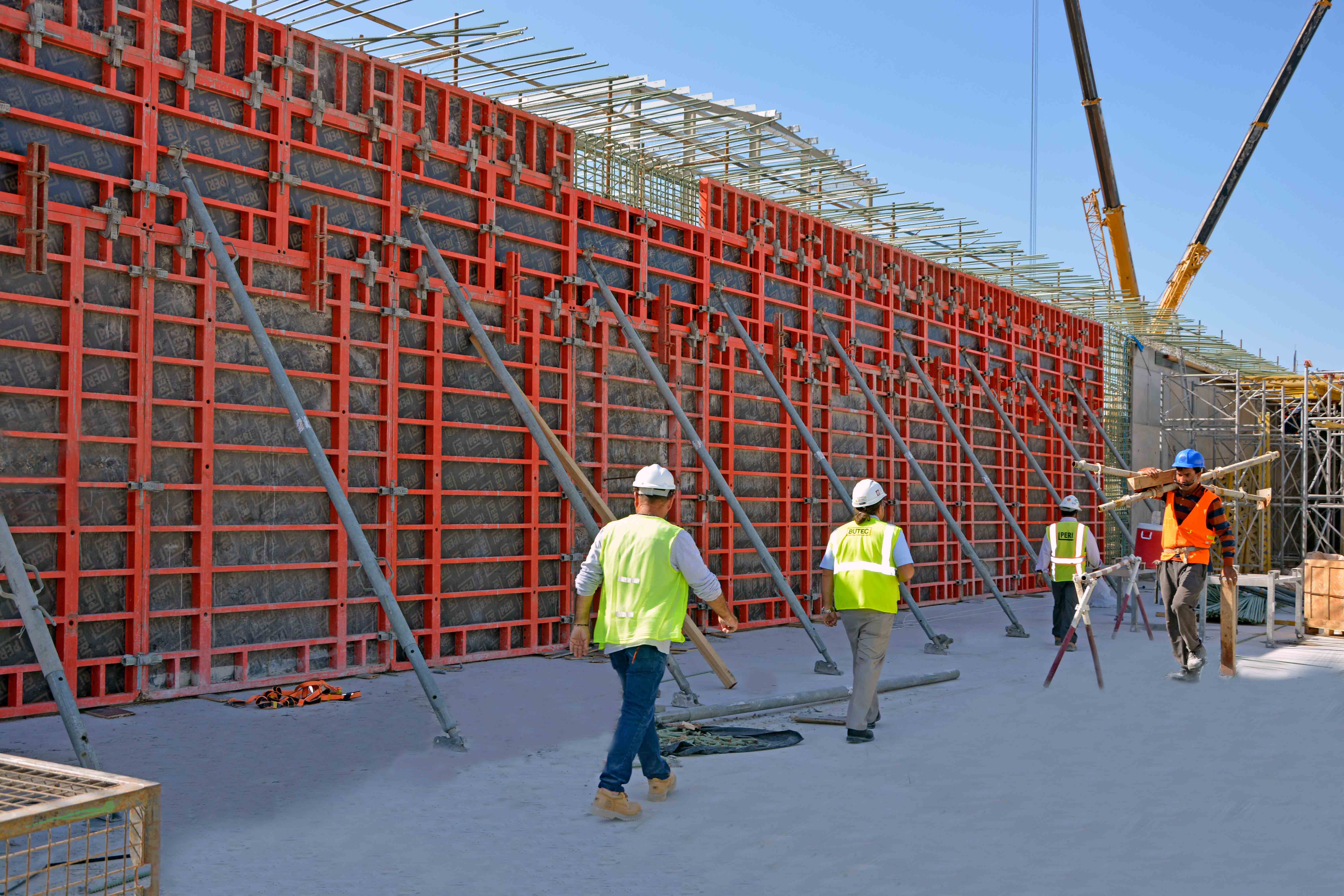 These walls are 6 meters high and stretch up to 120m long