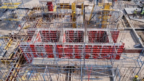 Construction of office complexes in Lekki Free Trade zone with Handset Alpha 