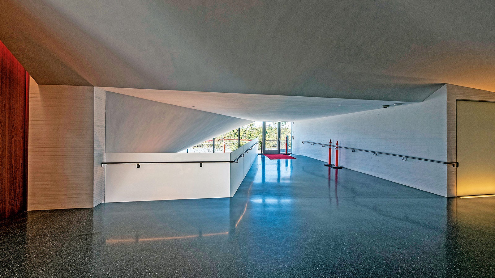Architecturally, “The REACH” is characterised by distinctive, clear-cut lines and ergonomic, sweeping curves.<br/>(Photo: Cowles Graphic Design)
