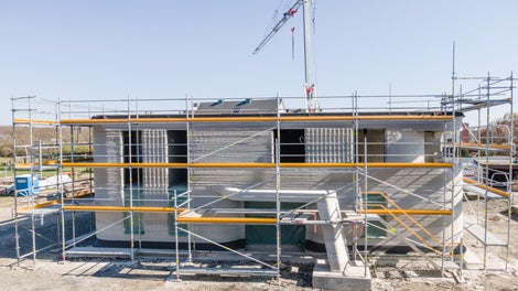 Seitenansicht 3D Haus Wallenhausen