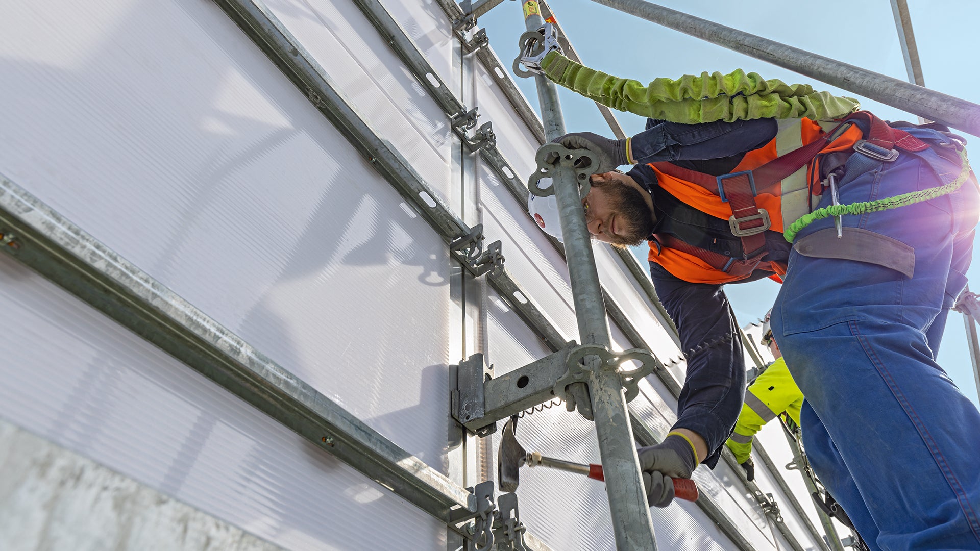 Der Ein- und Ausbau der Paneele ist genau so flexibel wie es für eine Baustelle erforderlich ist.