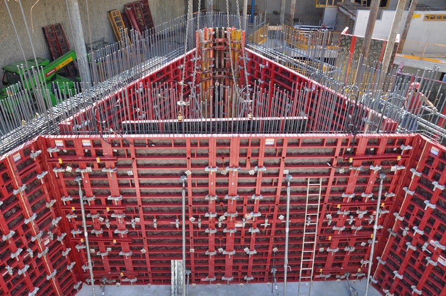 Einseitig bedienbare MAXIMO Schalung