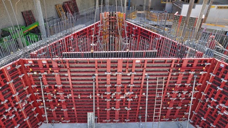 Einseitig bedienbare MAXIMO Schalung