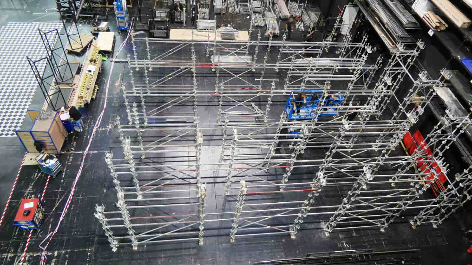 Andamios PERI UP Flex, proporcionado flexibilidad y adaptabilidad en todas las fases del montaje