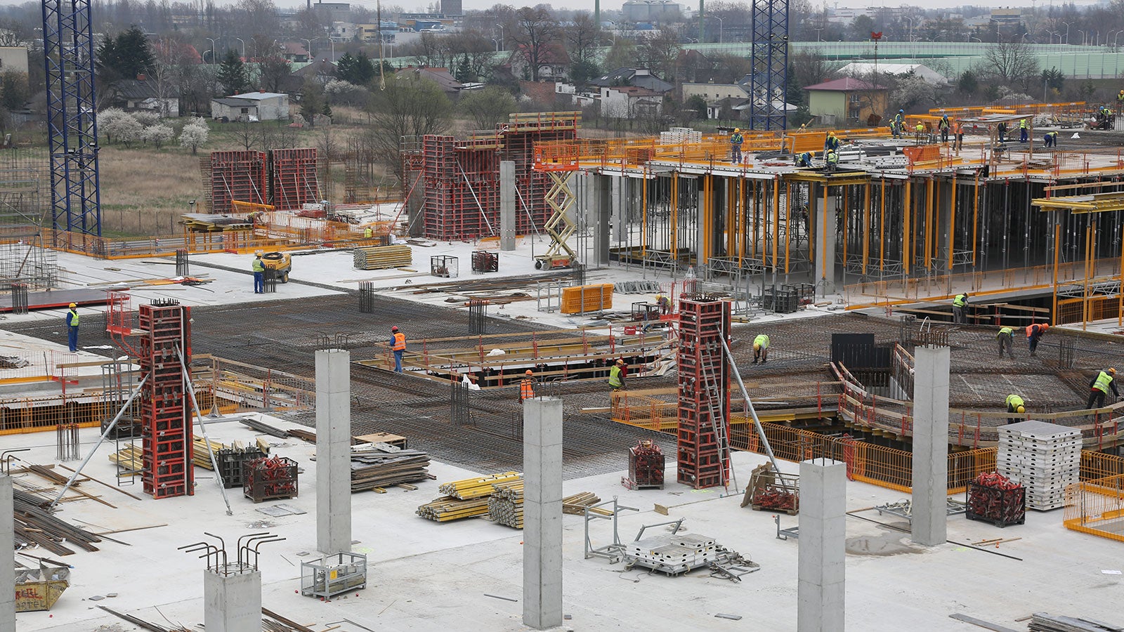 Dostawy deskowań i rusztowań PERI w trybie "just in time" pozwoliły zoptymalizować fronty robót Galerii Północnej w Warszawie