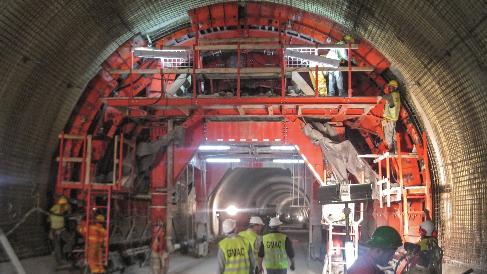 Carro de cofragem de aço de fabrico especial