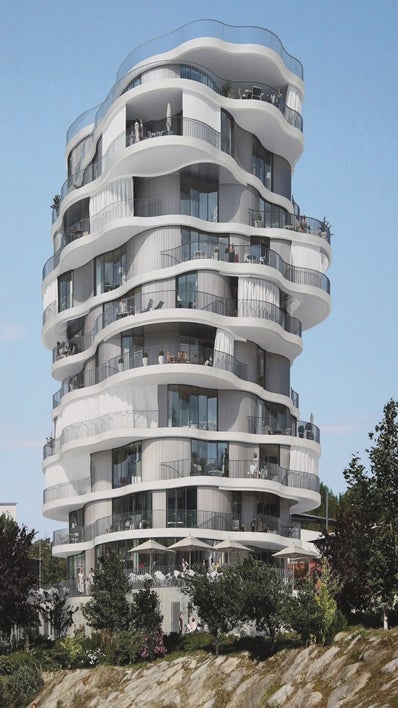 Vue du projet Folie Divine