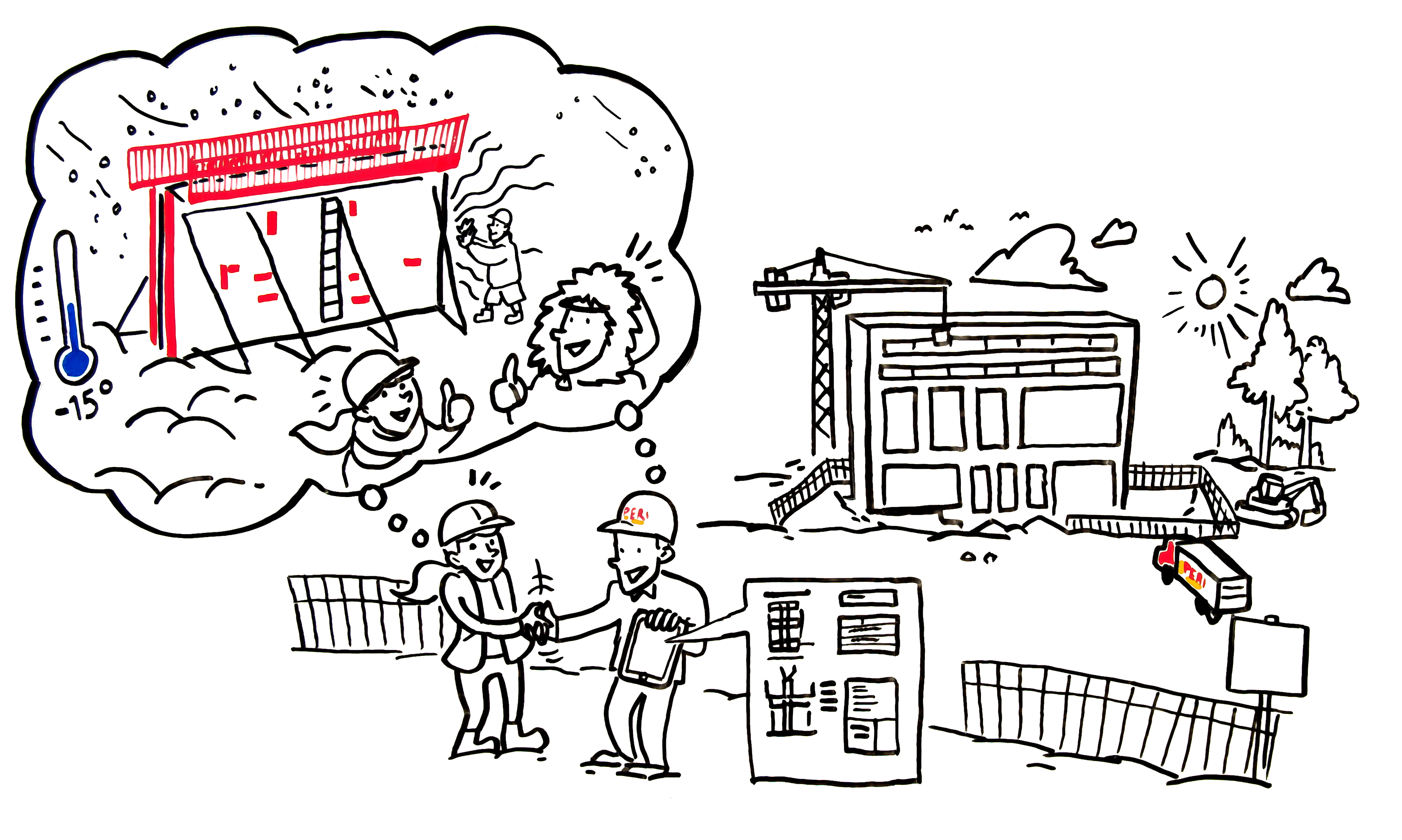 Autamme rakentamaan.<br/>Kaikissa kohteissa.<br/>Kaikenlaisissa olosuhteissa.