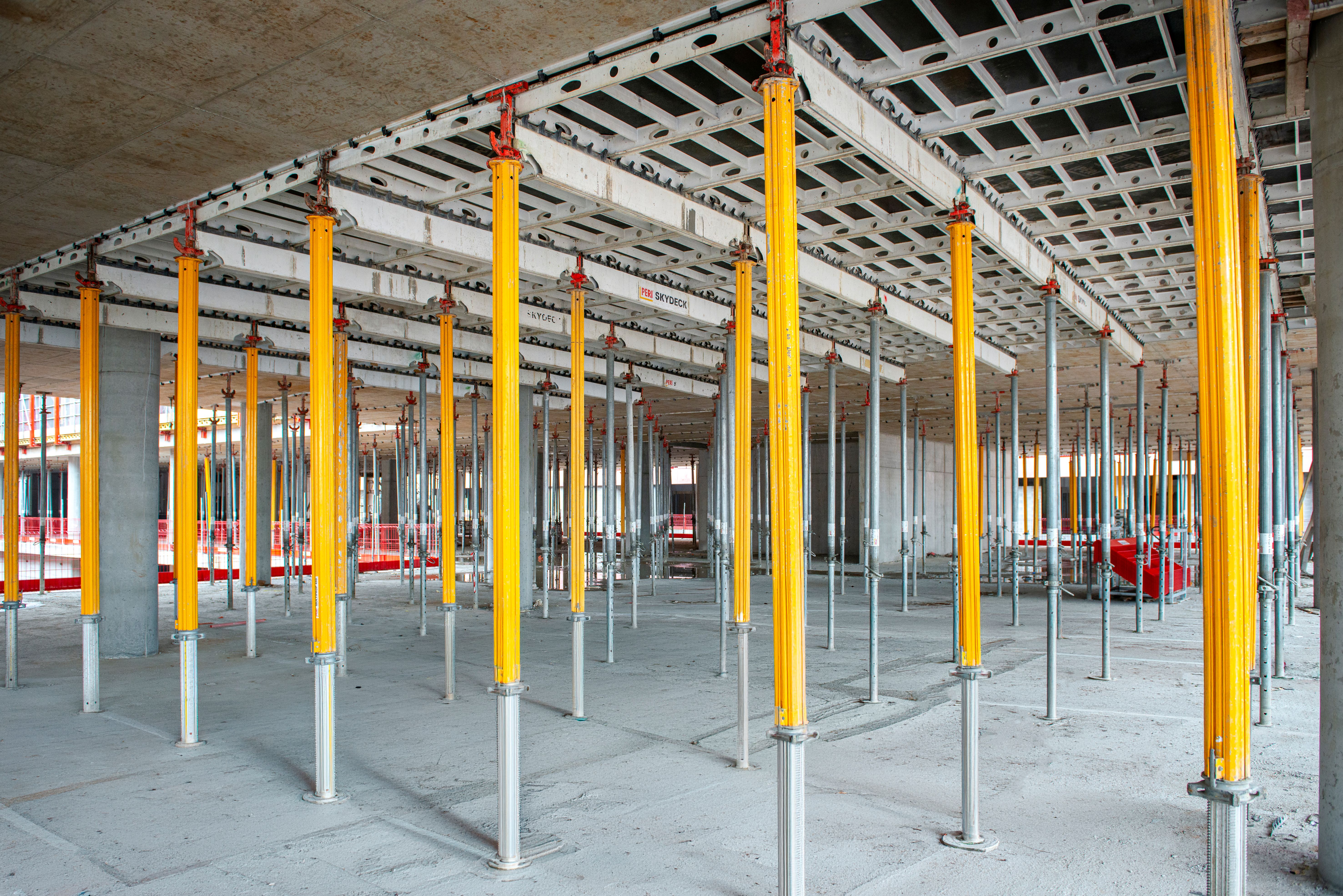 Sistema di casseratura impiegato per le strutture orizzontali del Campus UniMI