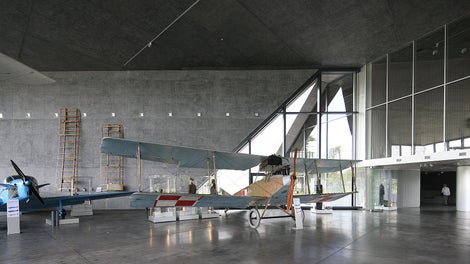 Muzeum Lotnictwa Polskiego - wnętrze