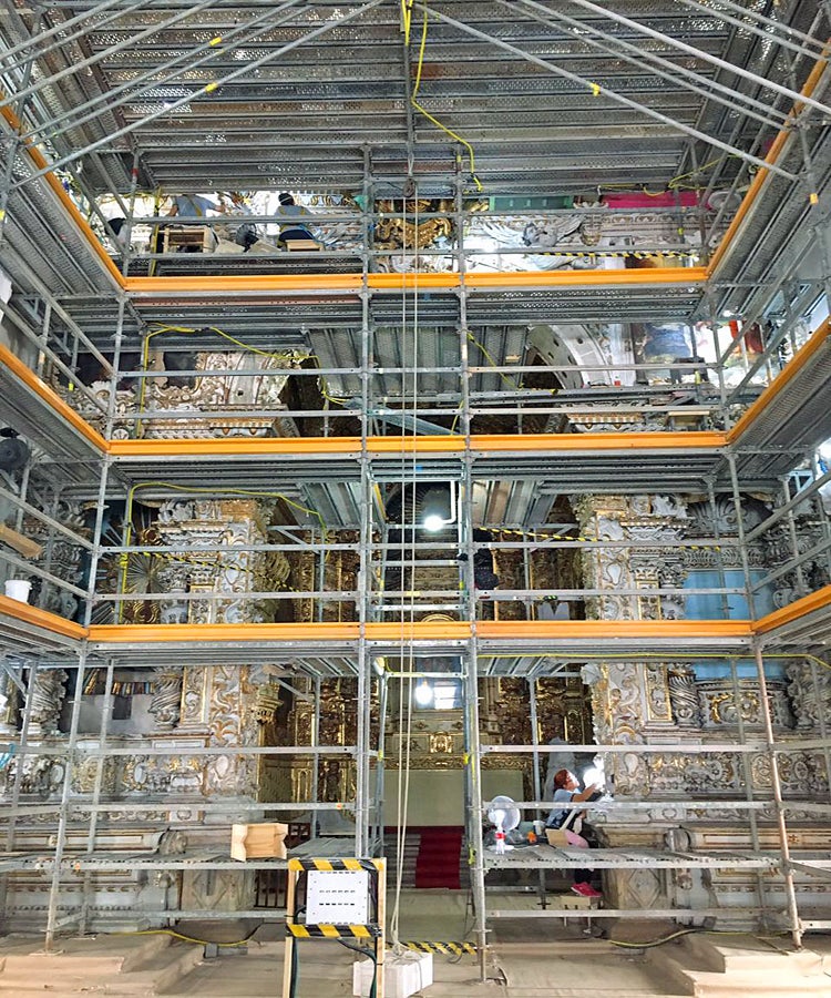 Reabilitação com PERI UP da Igreja de Nossa Senhora da Conceição dos Militares