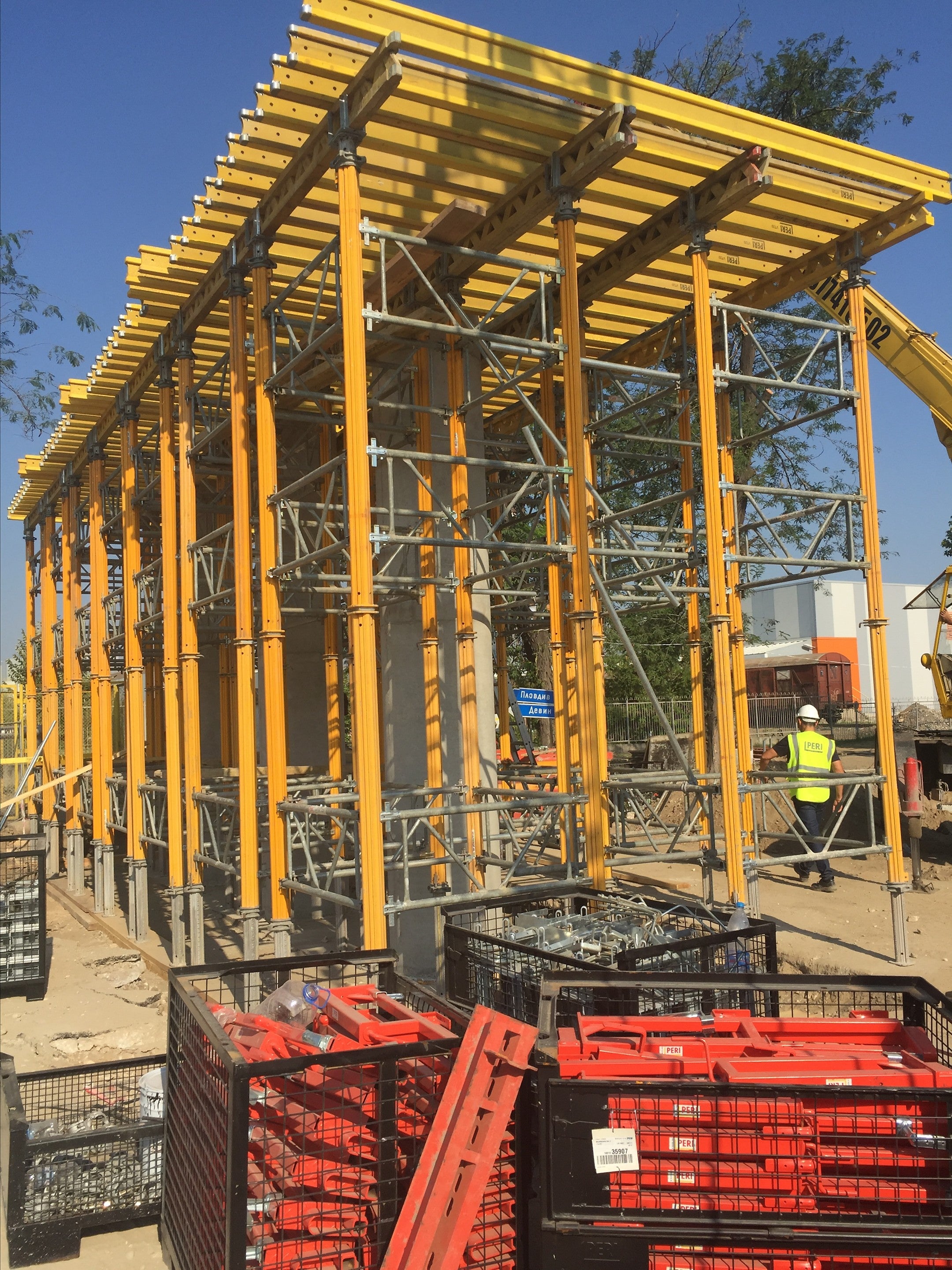 Подпорно скеле за ригел - МULTIPROP кули