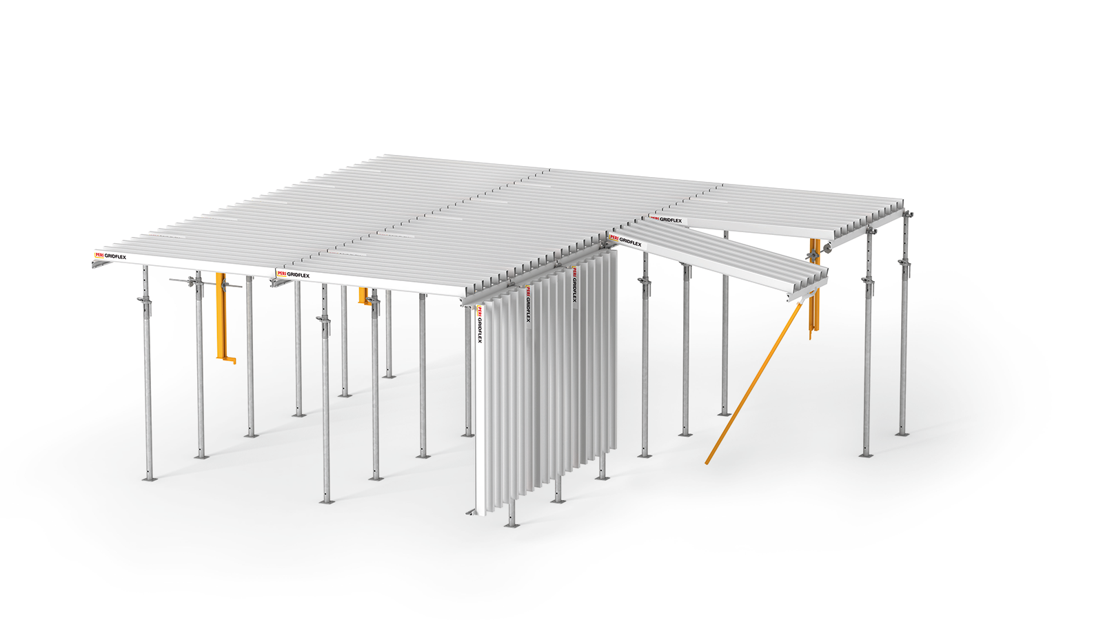 Einfache Arbeitsabläufe durch systematische Montagefolge mit nur einem Standard- und zwei Ausgleichspaneelen.