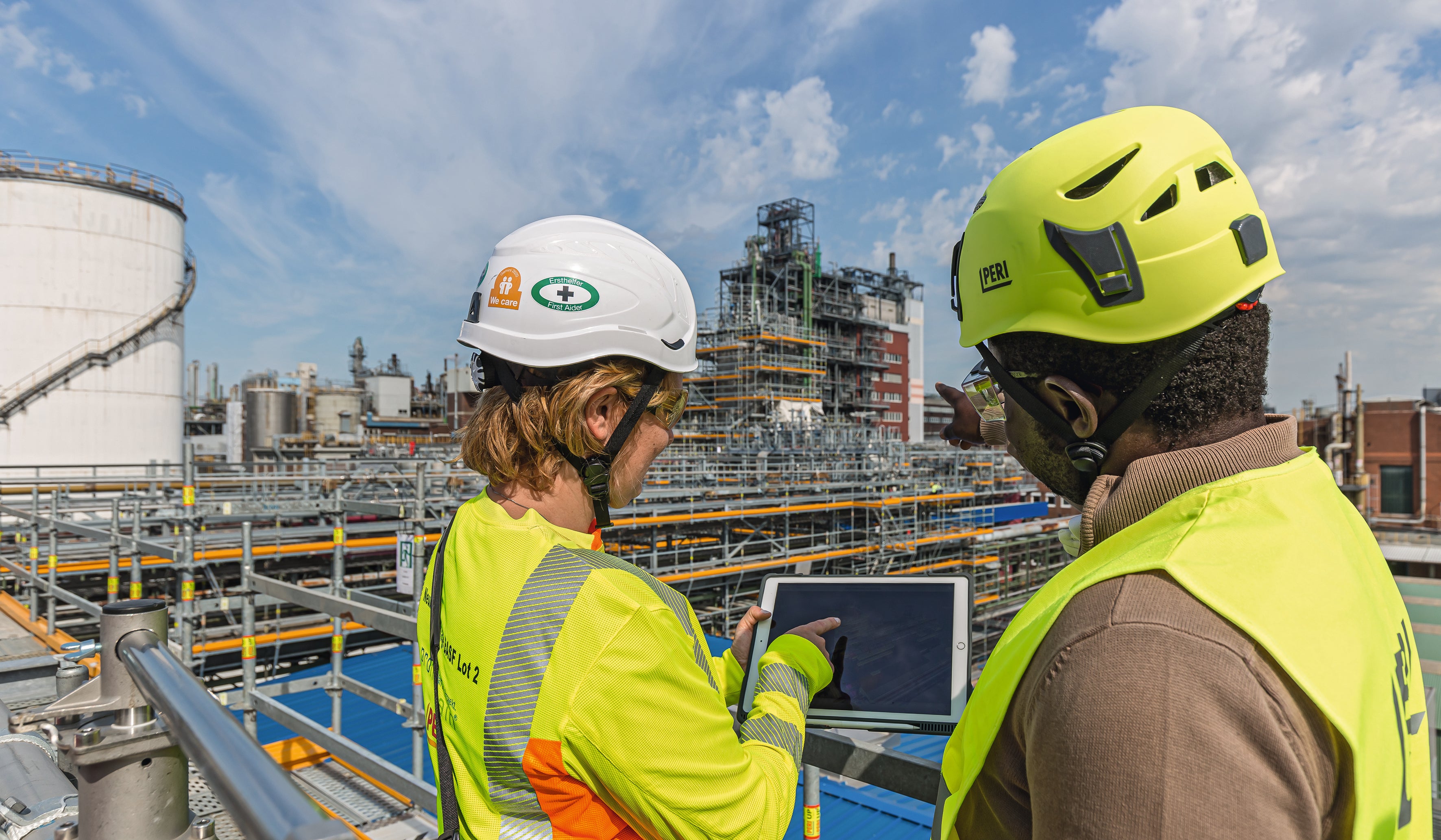 Gerüstbau des 21. Jahrhunderts auf Grundlage der gewerkeübergreifenden Zusammenarbeit nach BIM Standards.