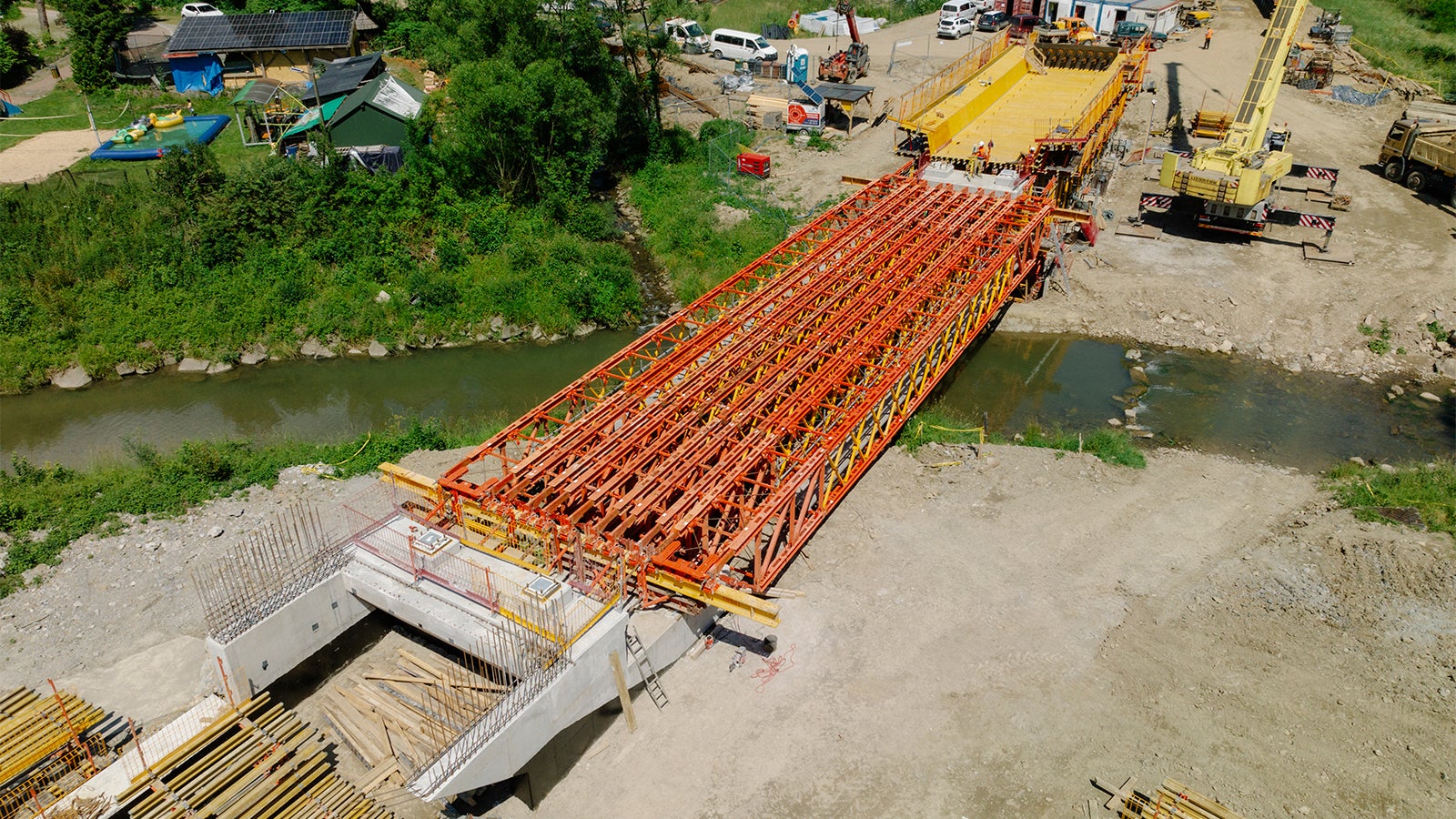 Most kolejowy w ciągu LK 104, Chabówka - Rabka Zdrój (km. 4+146 )<br/>