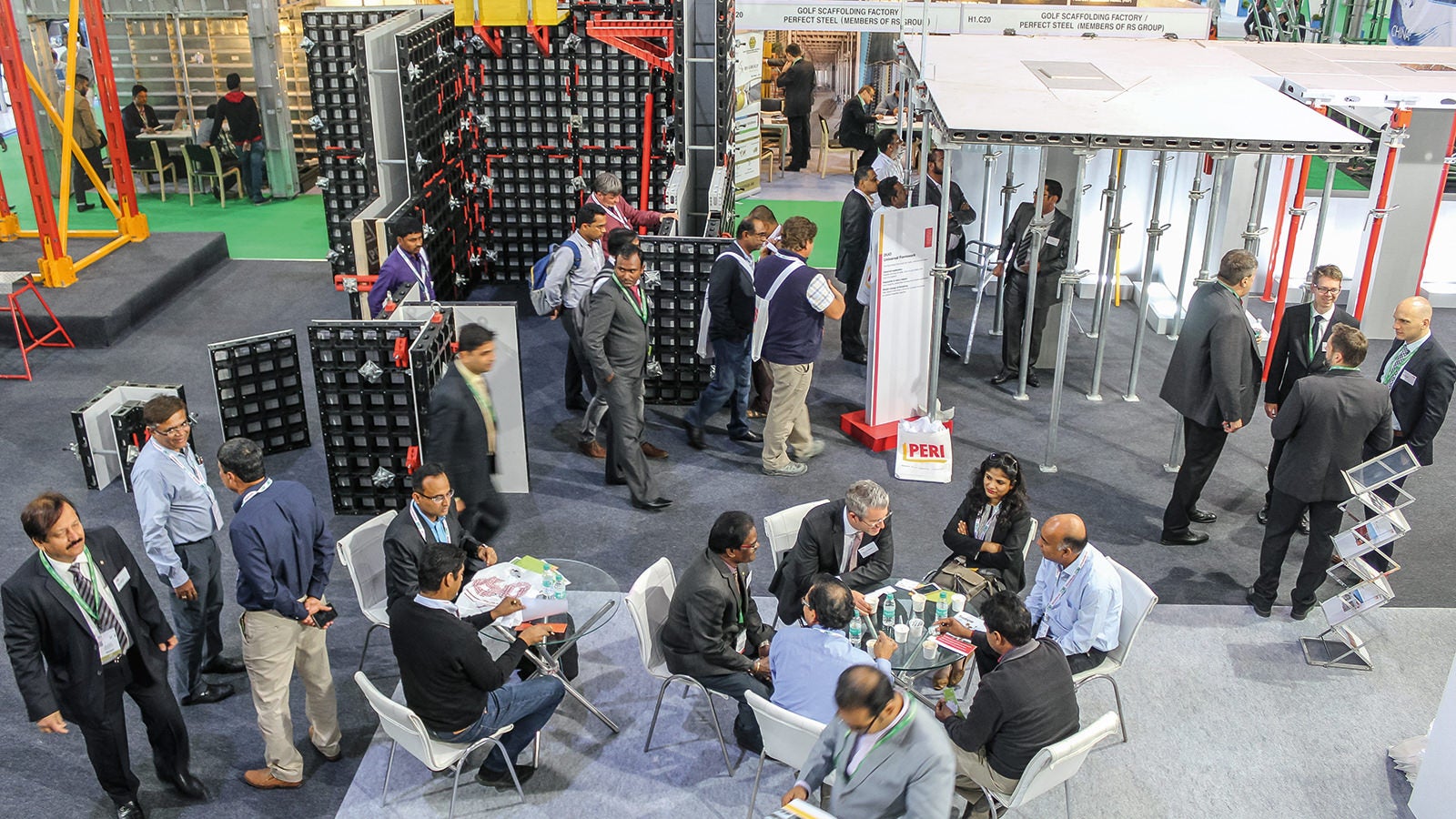 For the fourth time now, PERI exhibited at the bauma CONEXPO in Neu-Dehli. Among other things, DUO, ALPHAKIT, SKYDECK, GRIDFLEX, VARIO, LIWA and PERI UP were showcased.