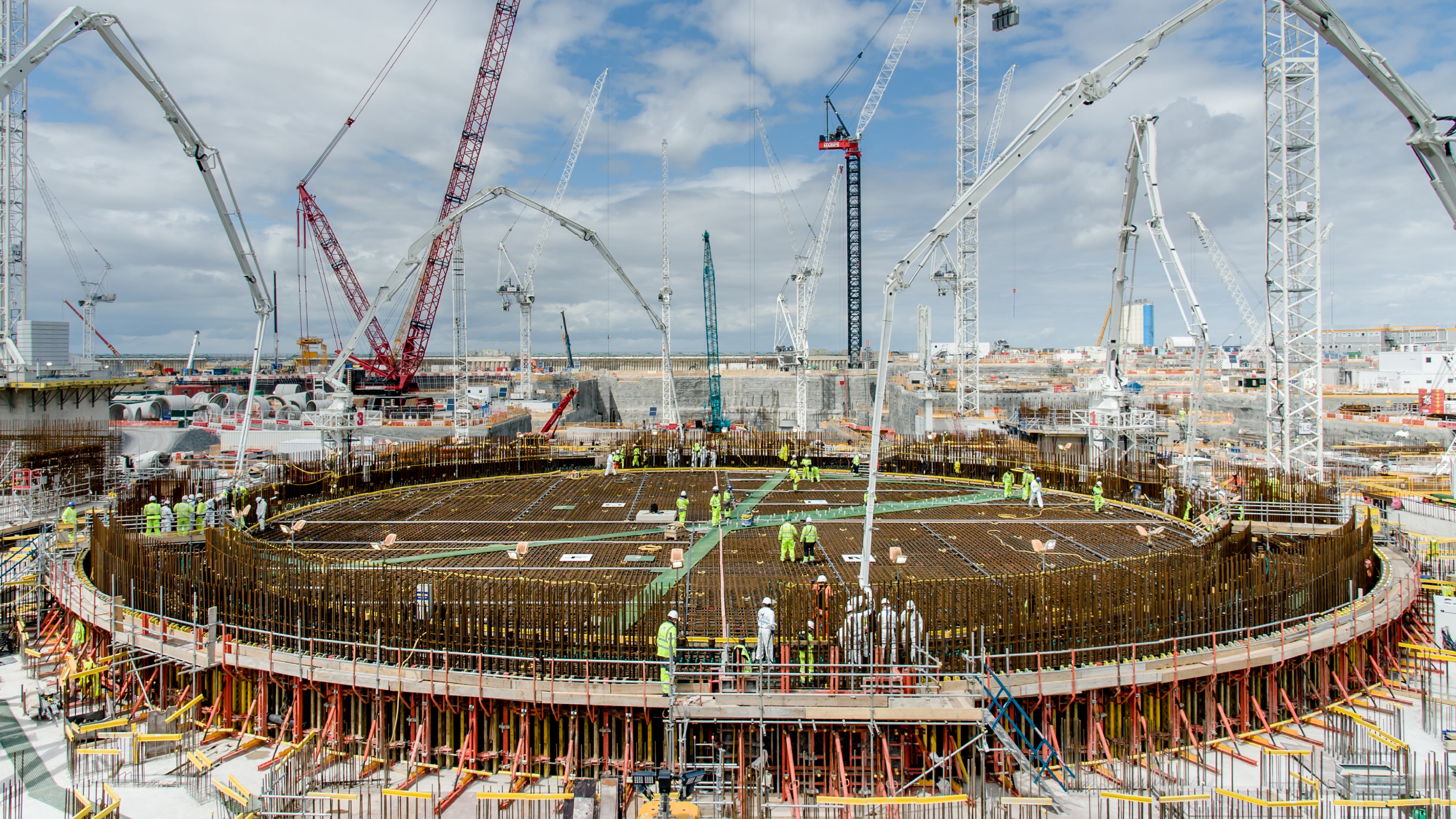 Hinkley Point C is one of the largest infrastructure projects in Europe, involving the construction of two nuclear reactors.