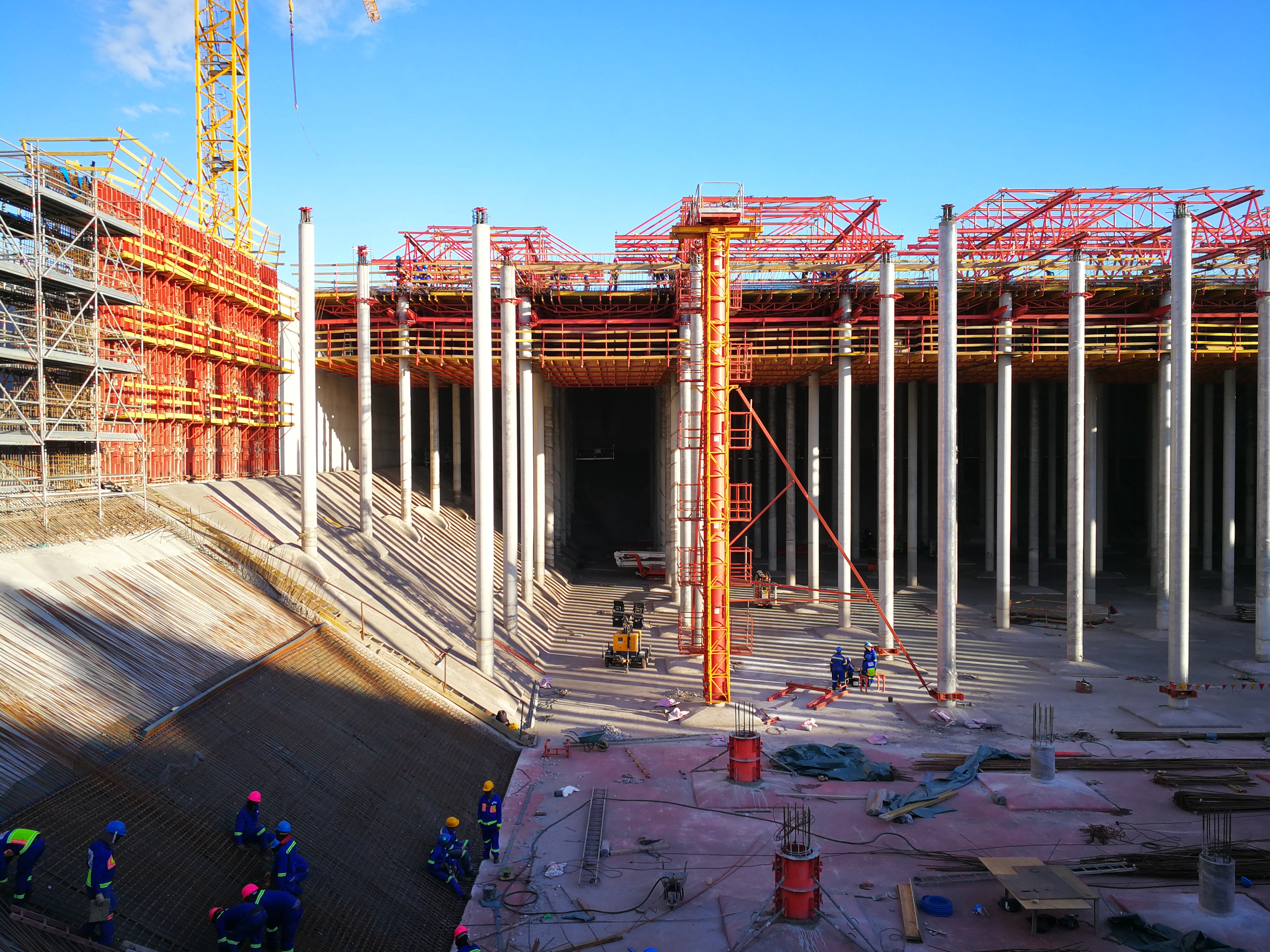 OTMS Tank Farm - Column &amp; Slab Systems