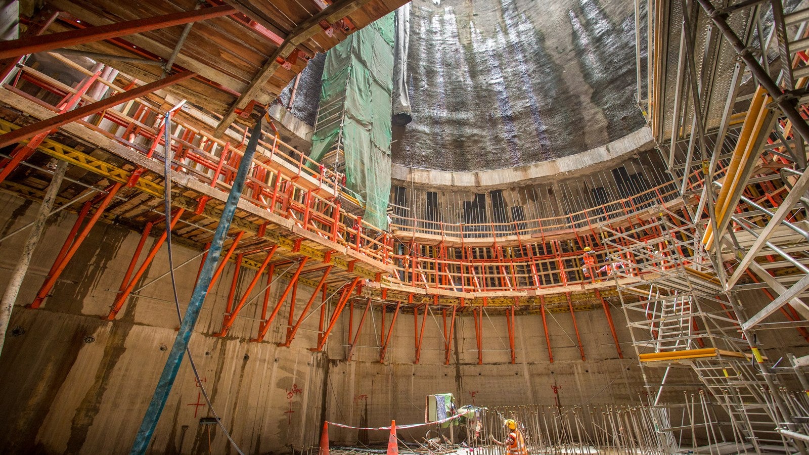 MRT Line 2 Kampung Pandan Roundabout Intervention Shaft 2 and 3